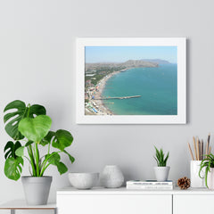 Paradise Bay from Krapust Castle,Cudak,Novie Cvit ,Crimea Framed Poster
