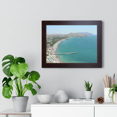 Paradise Bay from Krapust Castle,Cudak,Novie Cvit ,Crimea Framed Poster