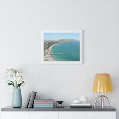 Paradise Bay from Krapust Castle,Cudak,Novie Cvit ,Crimea Framed Poster